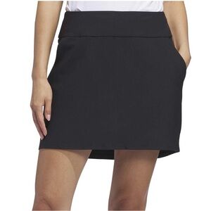 Adidas Athletic Golf Skort Black Pullon Buikt in Shorts Small Tennis PrepNEW